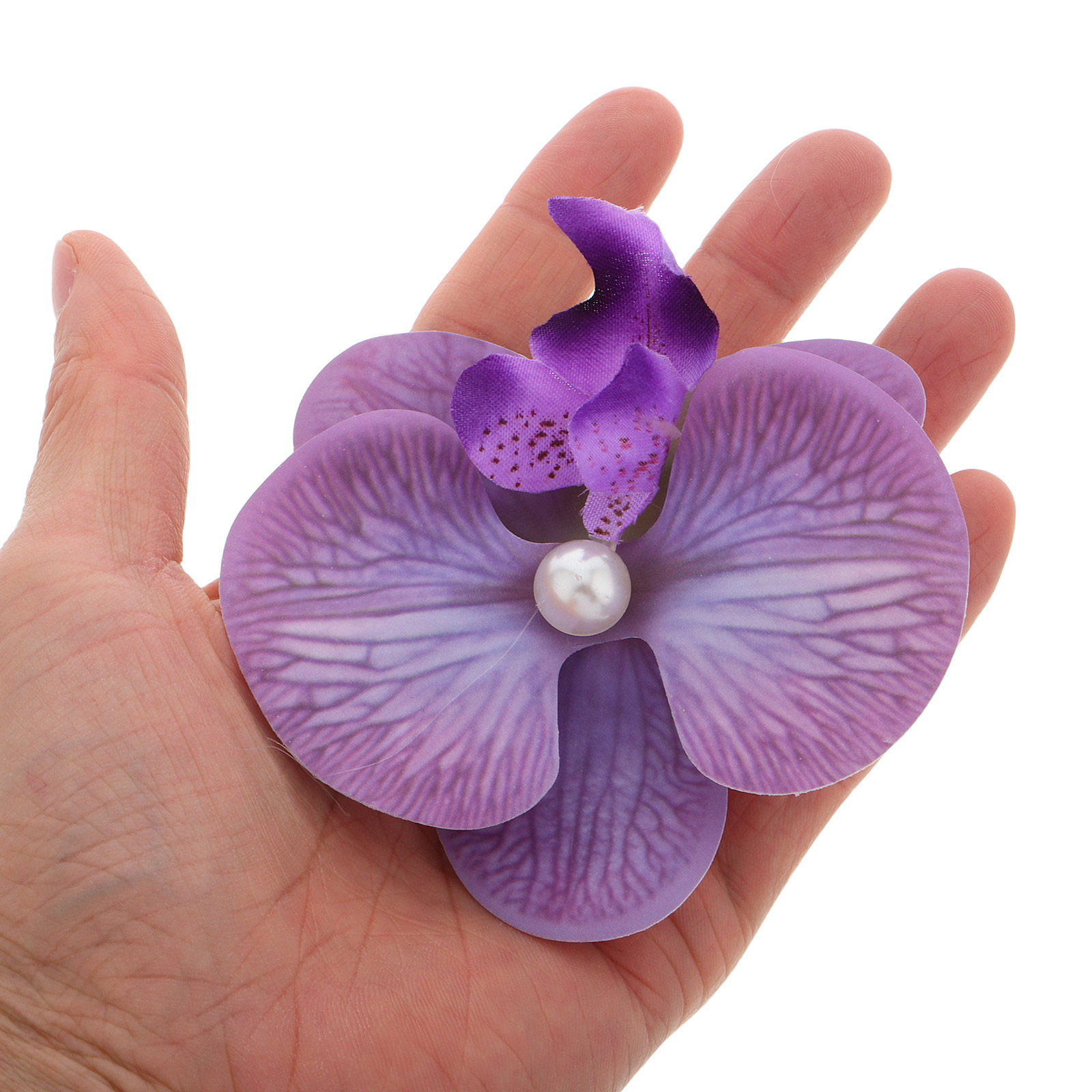 Orchid Phalaenopsis - 6Pcs Hawaiian Orchid Hair Clips Butterfly
