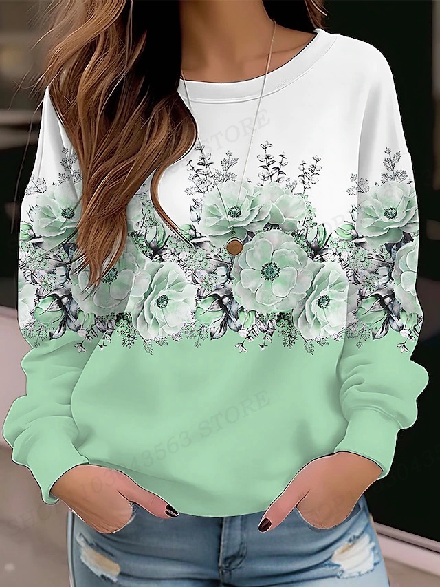 Floral Hoodie O-neck Y2k Hoodi - Plant Parent Hoodie review and price