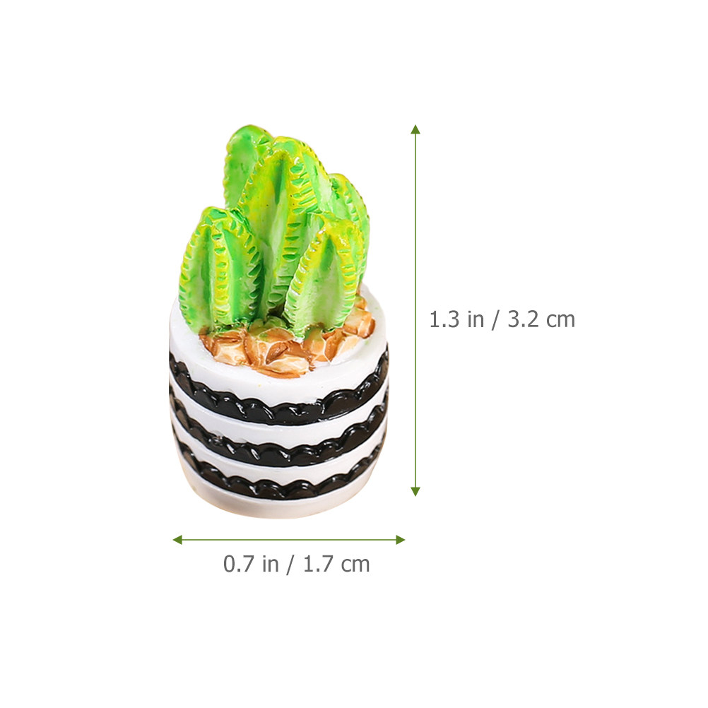 4Pcs Mini Faux Cactus Bonsai P - Cactus Mix Pot review and price