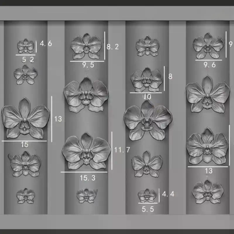 3D Phalaenopsis Flower Silicon - Orchid Phalaenopsis review and price