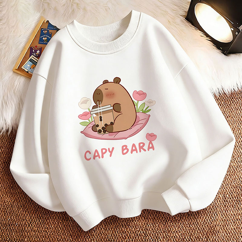 Pullover Kawaii Capybara Drink - Plant Parent Hoodie review and price