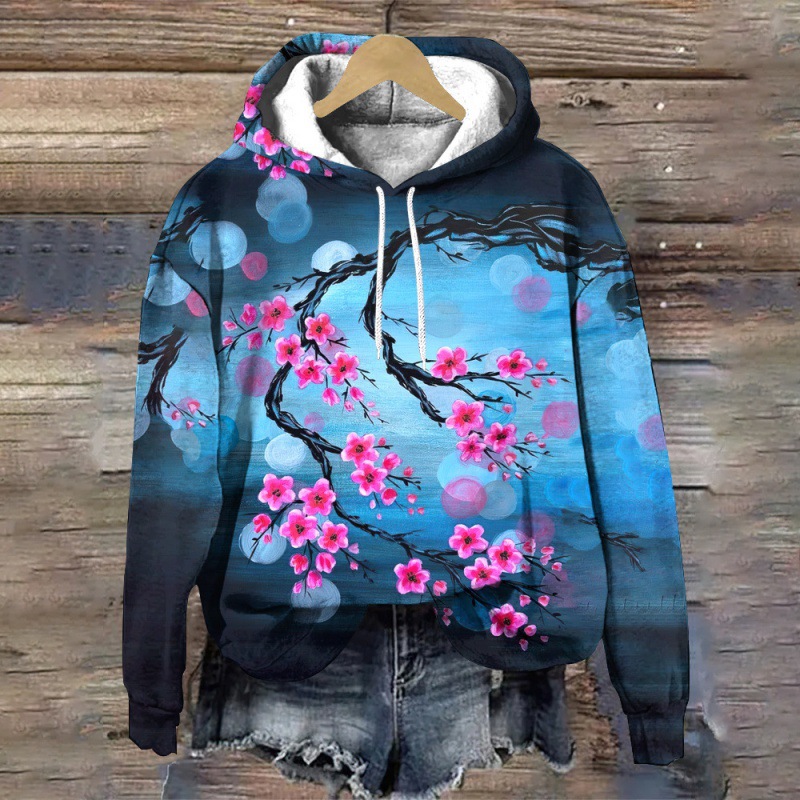 Fashion Flower Print 3D Printe - Plant Parent Hoodie review and price