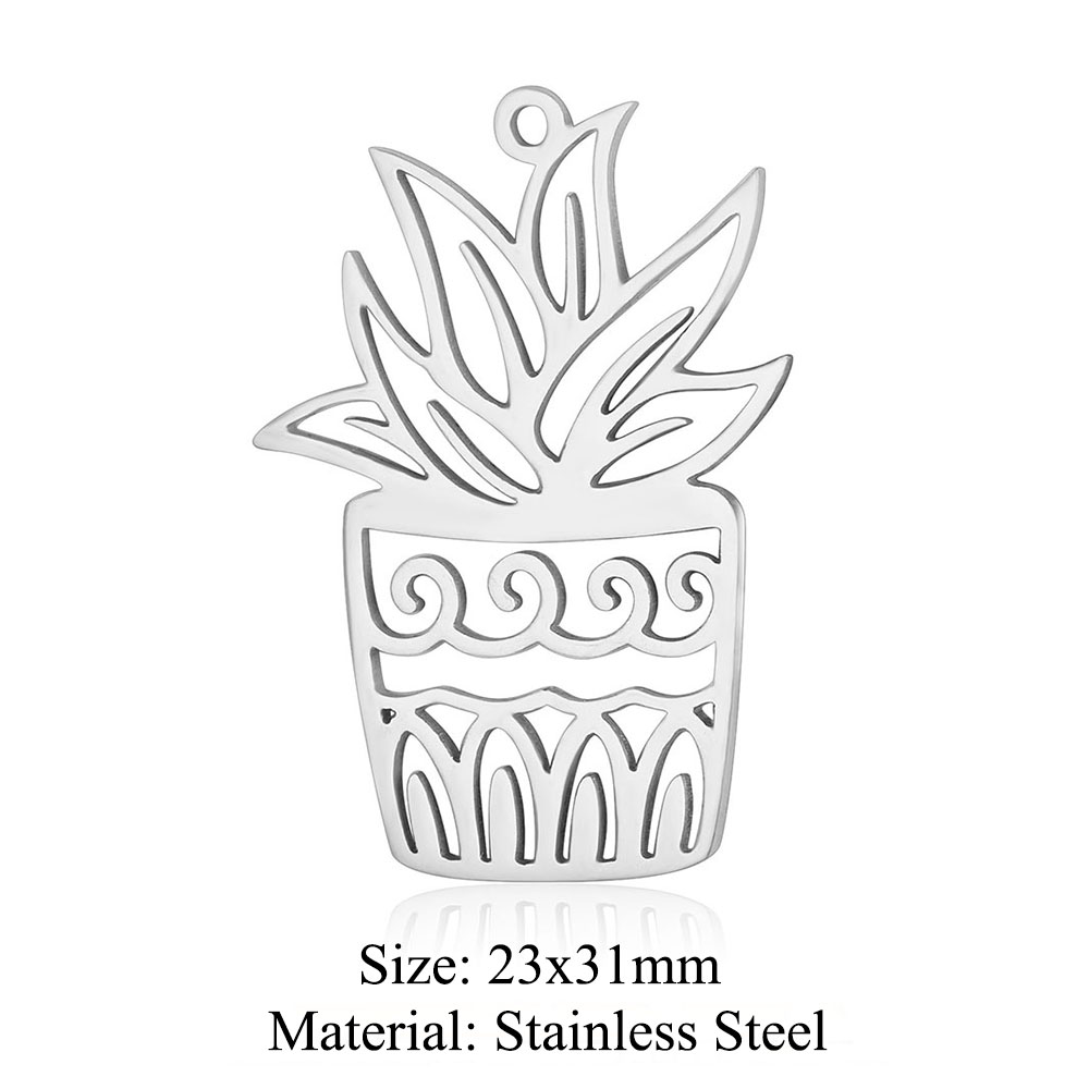 10pcs/lot Stainless Steel Cact - Cactus Mix Pot review and price