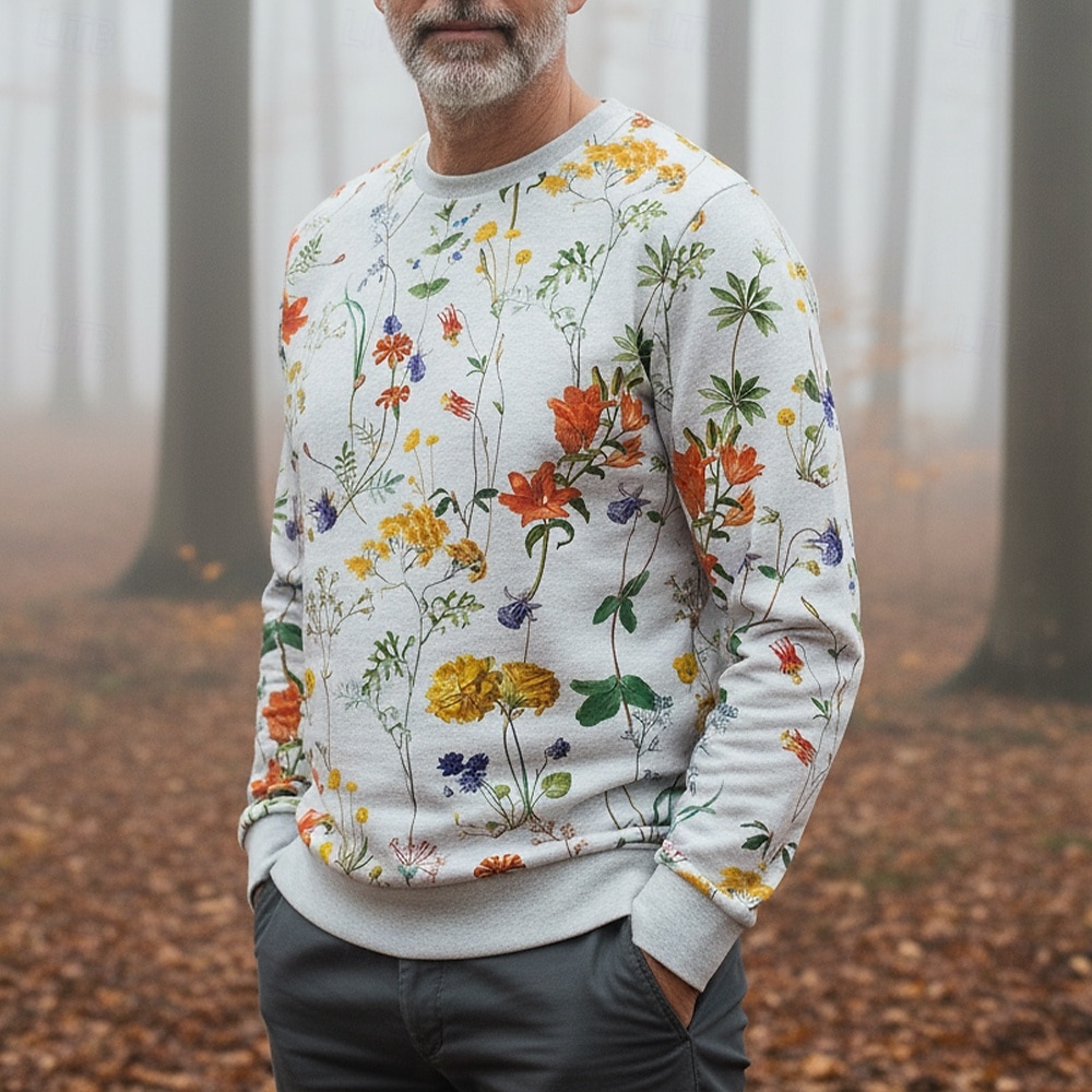 Ditsy Floral Flower Plants Gra - Plant Parent Hoodie review and price