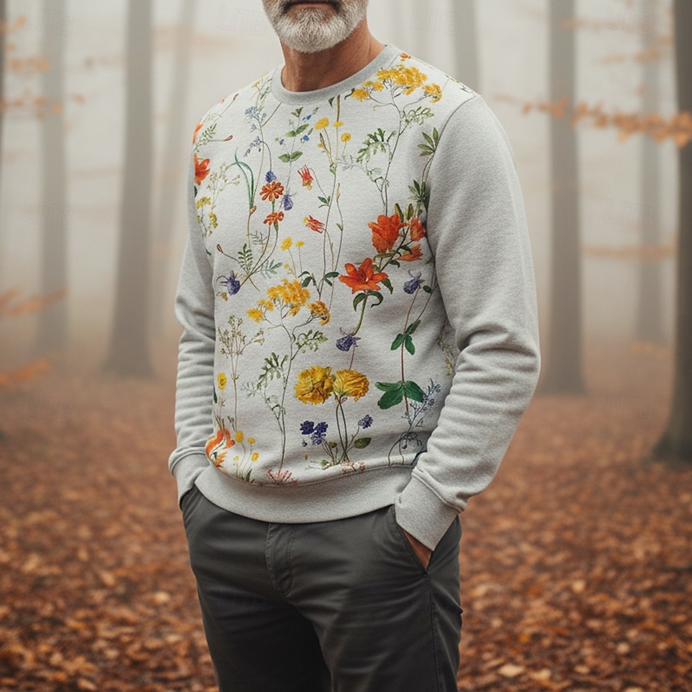 Ditsy Floral Flower Plants Gra - Plant Parent Hoodie review and price